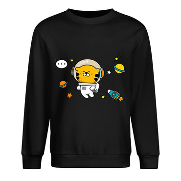 Front Patterned Long Sleeve TopClassicStyle ComfortLine