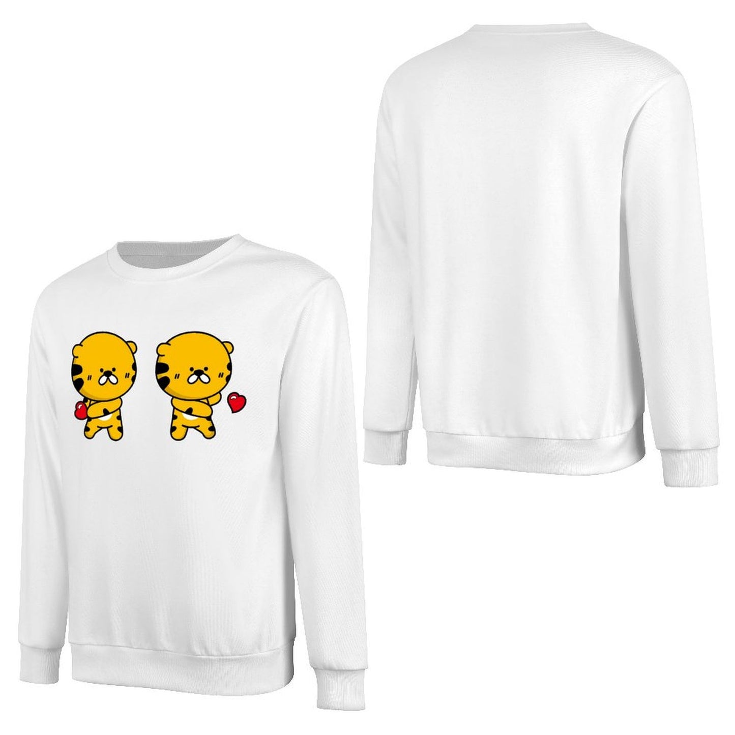 Front Patterned Long Sleeve TopSoft Neutral