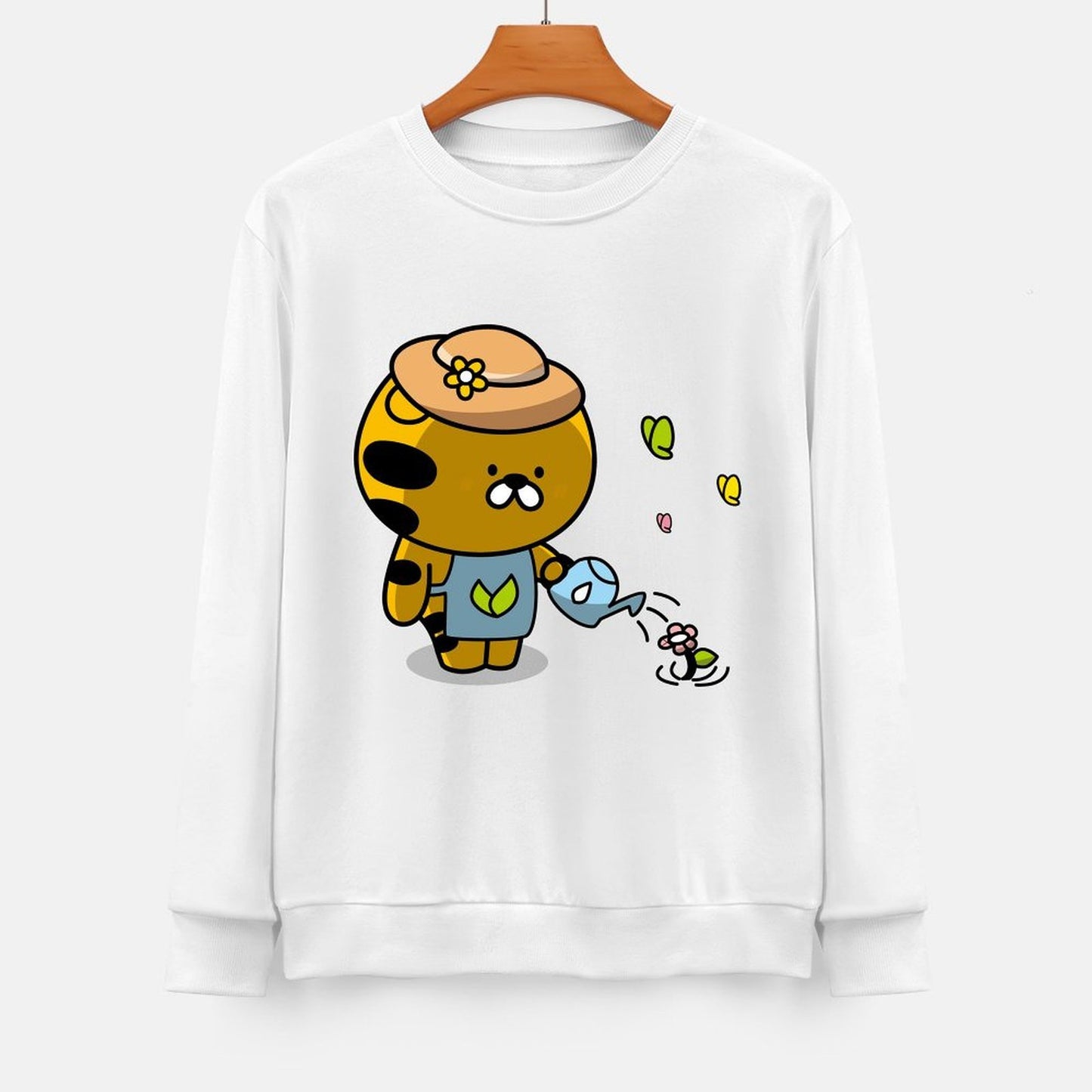 Front Patterned Long Sleeve TopUrban Heat-Transfer