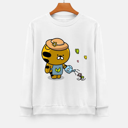 Front Patterned Long Sleeve TopUrban Heat-Transfer