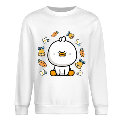 Front Patterned Long Sleeve TopColorfast Unisex