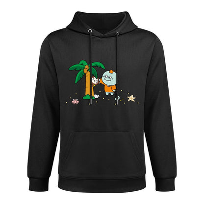 Vintage Eco / Sustainable Front Graphic Hoodies