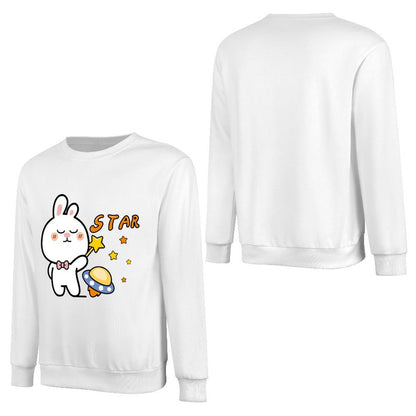 Front Patterned Long Sleeve TopClean AllSeason