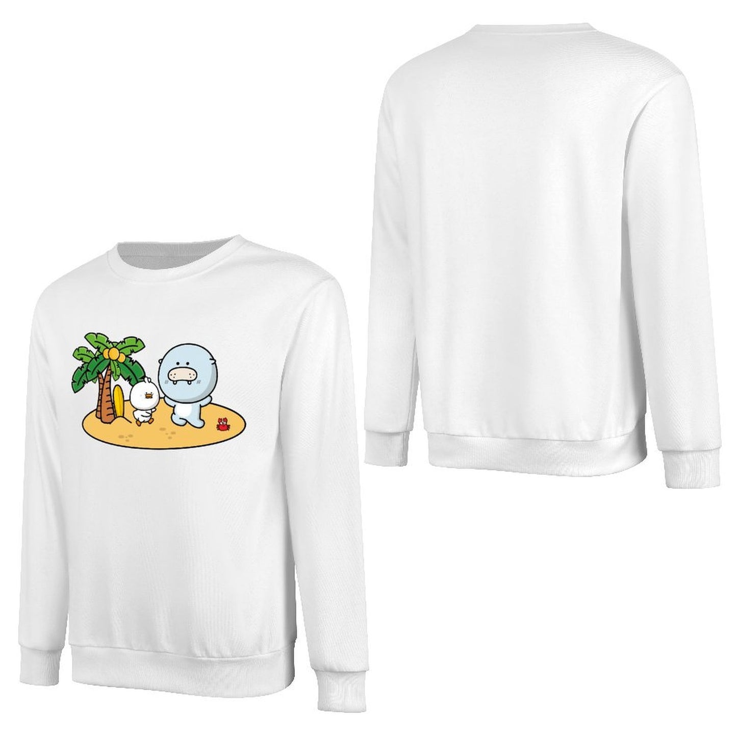 Front Patterned Long Sleeve TopEco / Sustainable Series