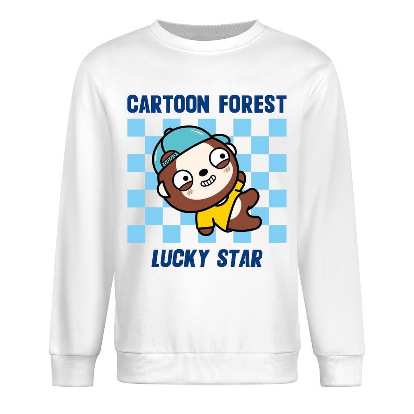 Front Patterned Long Sleeve TopClean EasyStyle