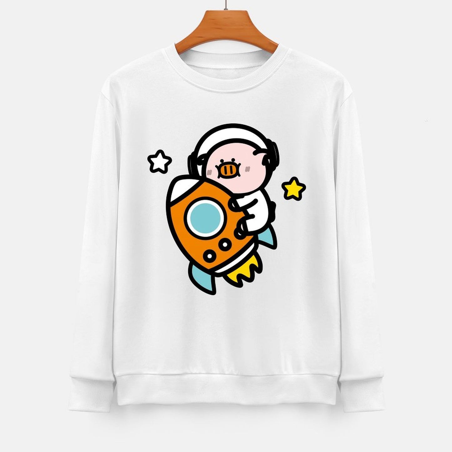 Front Patterned Long Sleeve TopLightweight Everyday