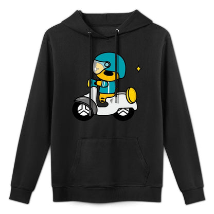 Midweight Relaxed Front Graphic Hoodies