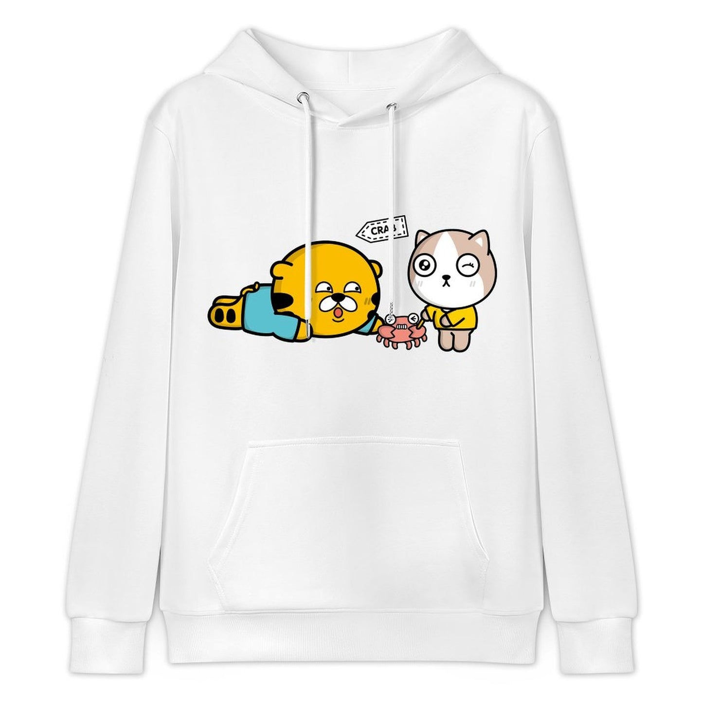 Shrink-Resistant Vintage Front Graphic Hoodies