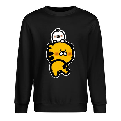 Front Patterned Long Sleeve TopSimpleFit Sleek