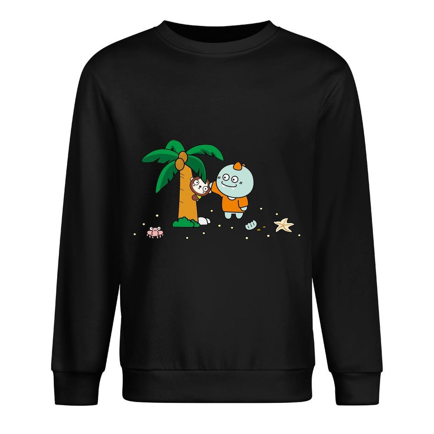 Front Patterned Long Sleeve TopEdition Relaxed