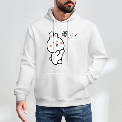 Neutral Classic Front Graphic Hoodies