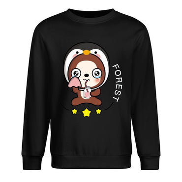 Front Patterned Long Sleeve TopNeutral Neat