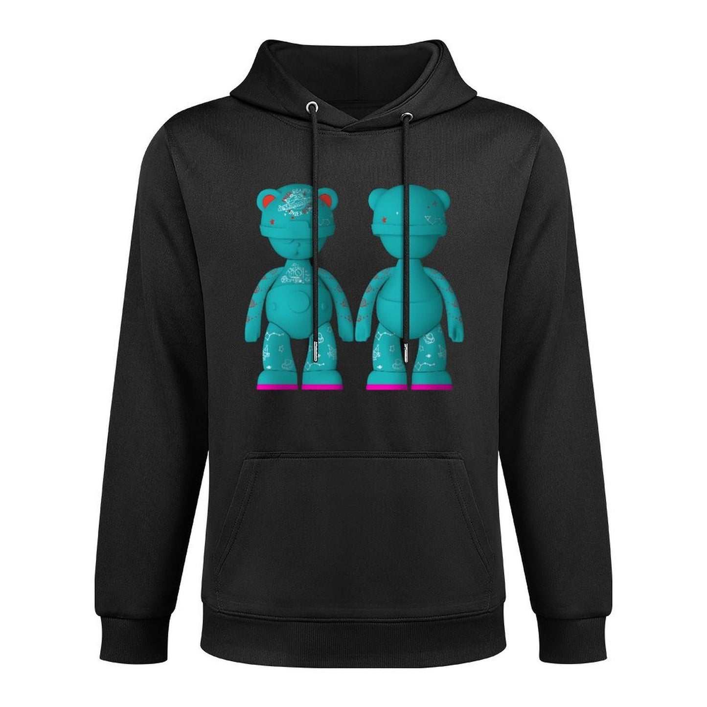 IPIB 250g Hooded Pocket Sweatshirt Front GraphicMen's Hooded  Sweatshirt6000086-3