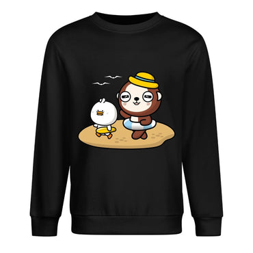 Front Patterned Long Sleeve TopSoft-Touch Timeless