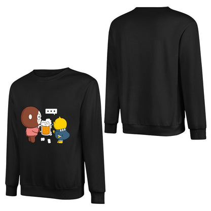 IPBR 250g Crew Neck Long Sleeve Sweatshirt Front GraphicCrew Neck Long Sleeve Sweatshirt4000759