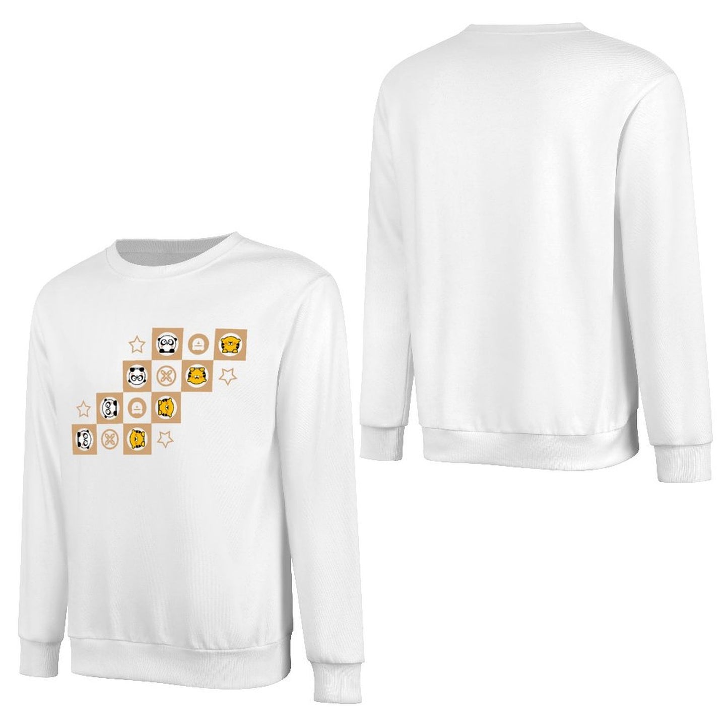 Front Patterned Long Sleeve TopClassicLine Series