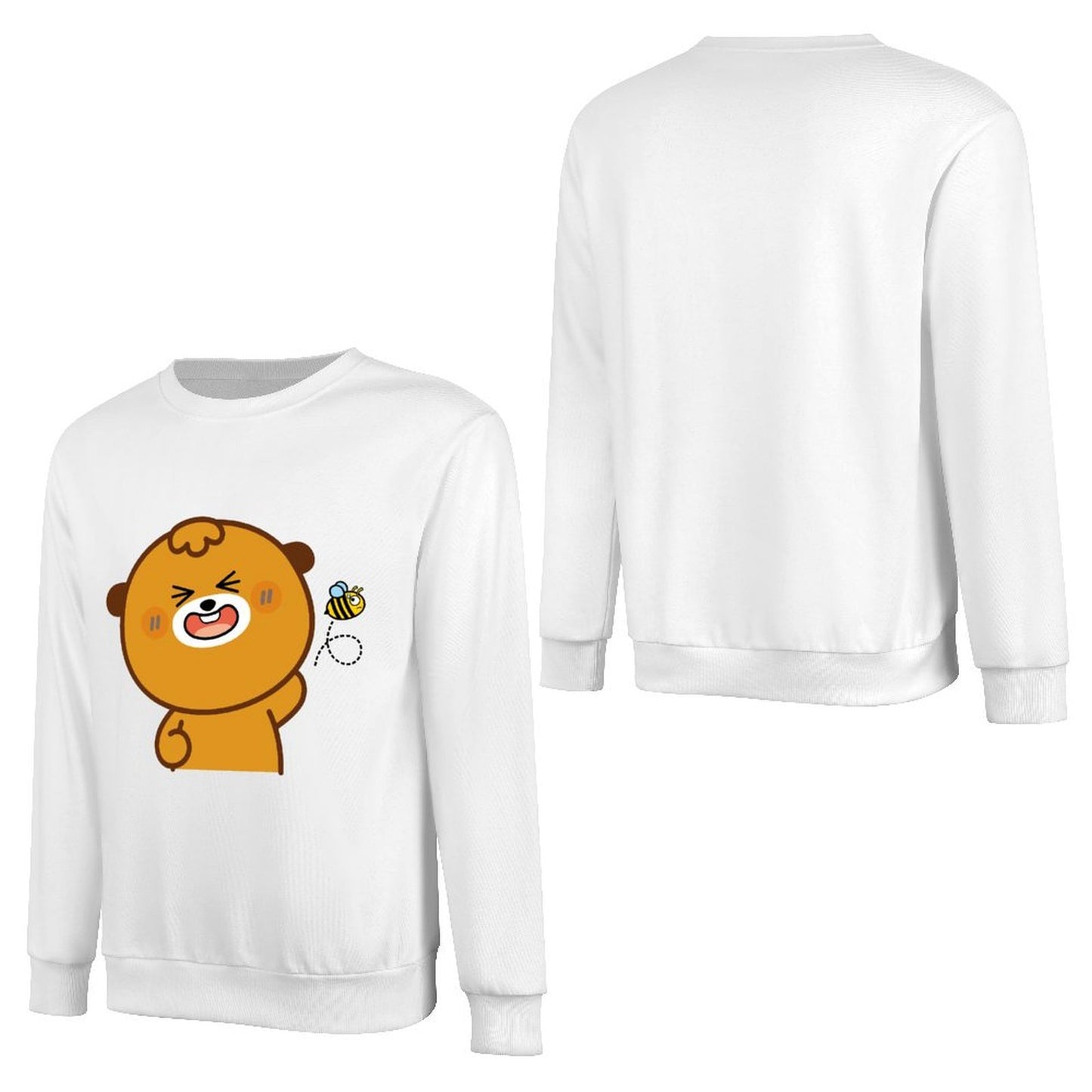 Front Patterned Long Sleeve TopSoftFeel Studio