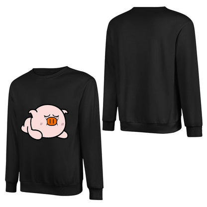 Front Patterned Long Sleeve TopTear-Resistant Colorfast