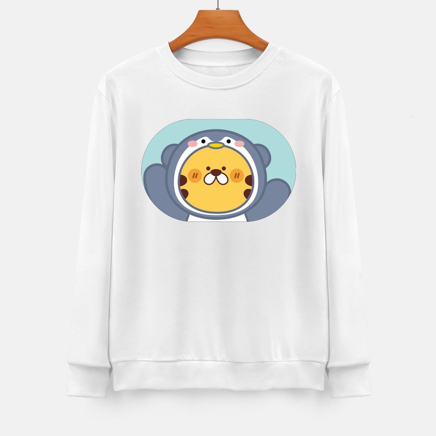 Front Patterned Long Sleeve TopActiveLine Solid