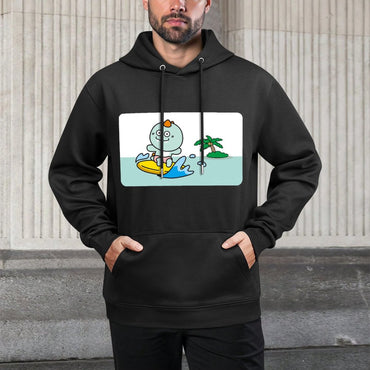 IPBR 250g Hooded Pocket Sweatshirt Front GraphicMen's Hooded  Sweatshirt4000748
