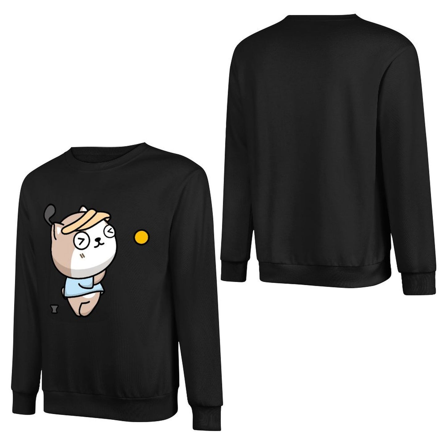IPBR 250g Crew Neck Long Sleeve Sweatshirt Front GraphicCrew Neck Long Sleeve Sweatshirt4000115