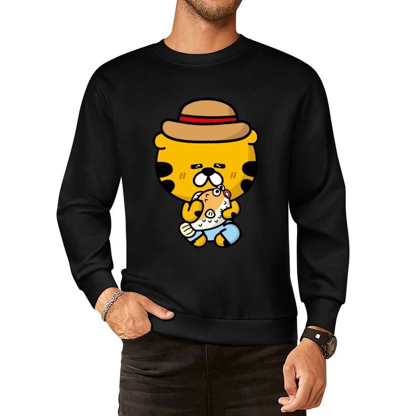 Front Patterned Long Sleeve Top Tear-Resistant Series