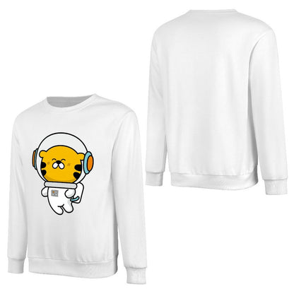 Front Patterned Long Sleeve TopStudio Colorfast