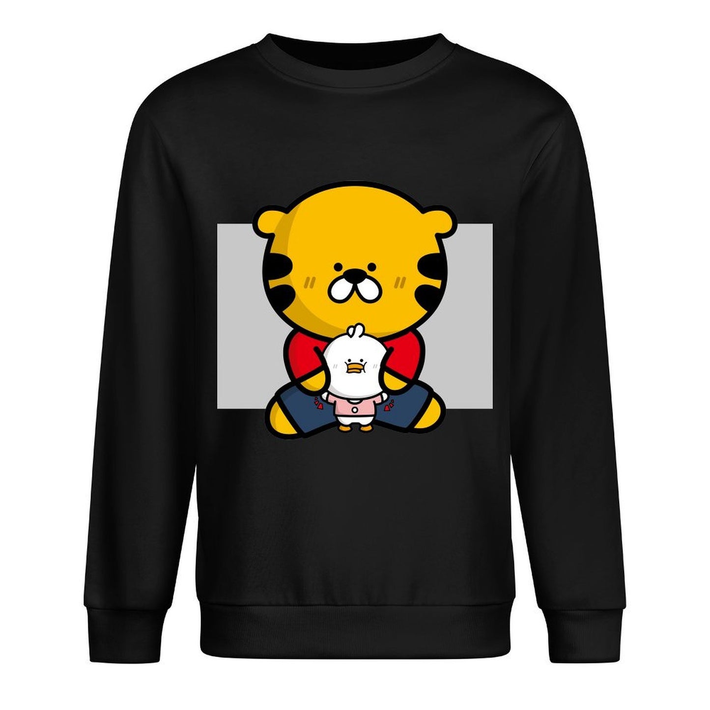 Front Patterned Long Sleeve TopSoft-Touch ModernFit