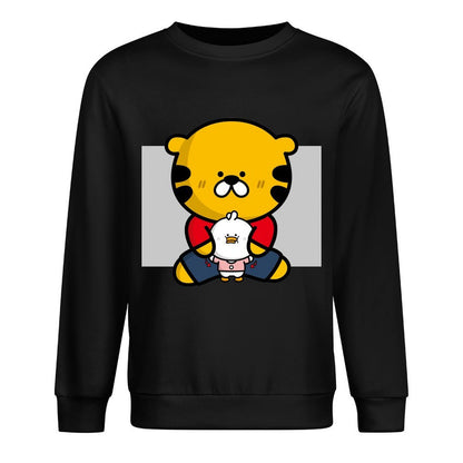 Front Patterned Long Sleeve TopSoft-Touch ModernFit