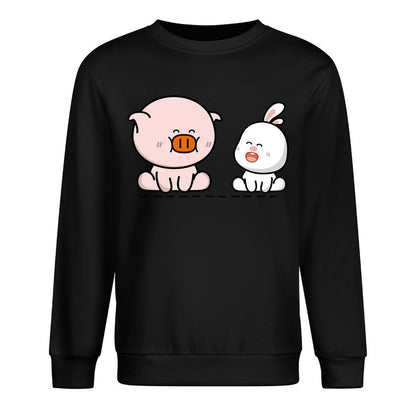 Front Patterned Long Sleeve TopYearRound EverydayWear