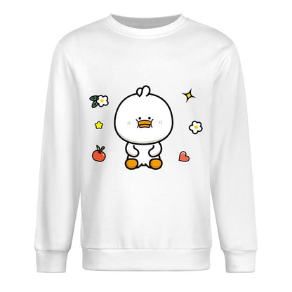 Front Patterned Long Sleeve TopCasual Fresh