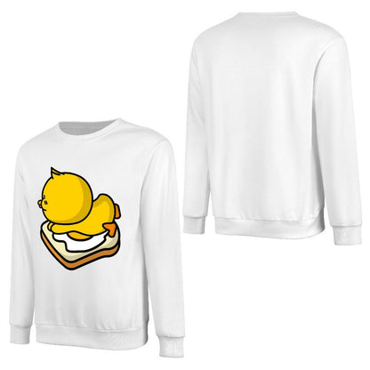 Front Patterned Long Sleeve TopHeavyweight Batch-Printed