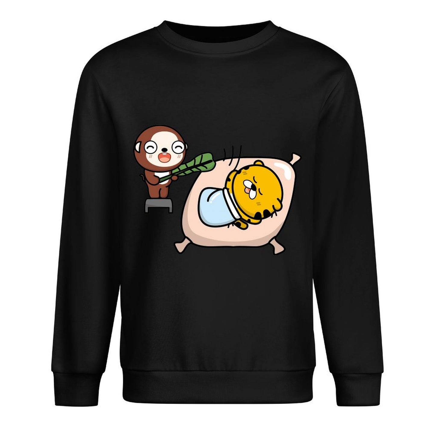 Front Patterned Long Sleeve TopBatch-Printed TimelessStyle