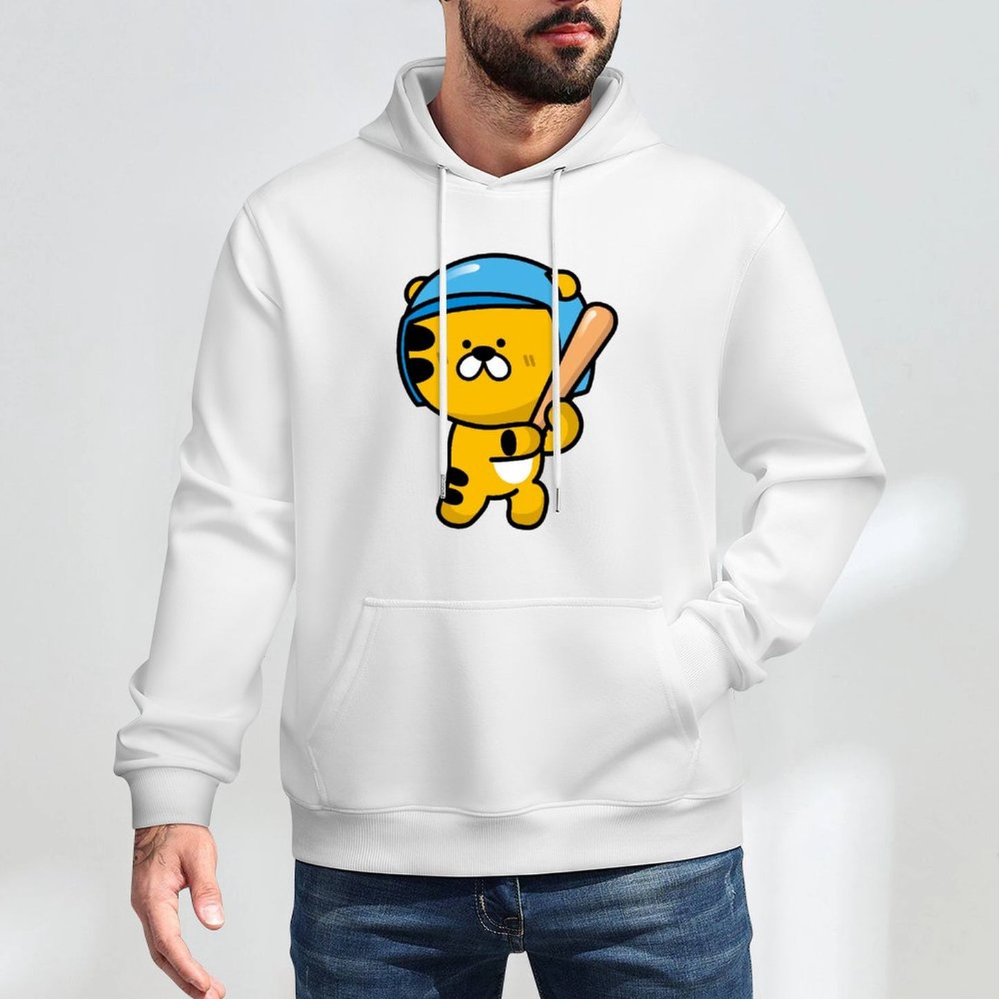 Regular Casual Front Graphic Hoodies