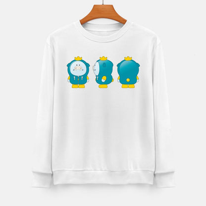 Front Patterned Long Sleeve TopEdition Printed