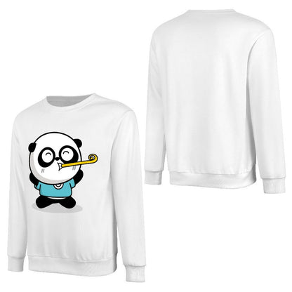 Front Patterned Long Sleeve TopBreathable Double-Stitched