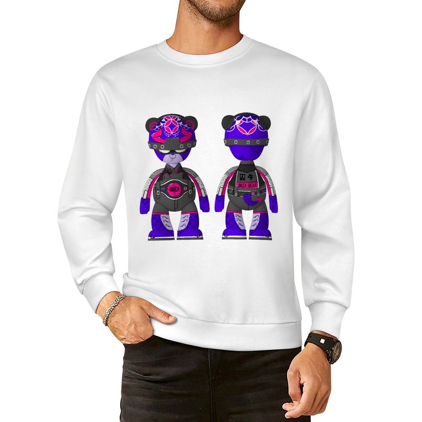 Long Sleeve With Front PatternYearRound Crewneck
