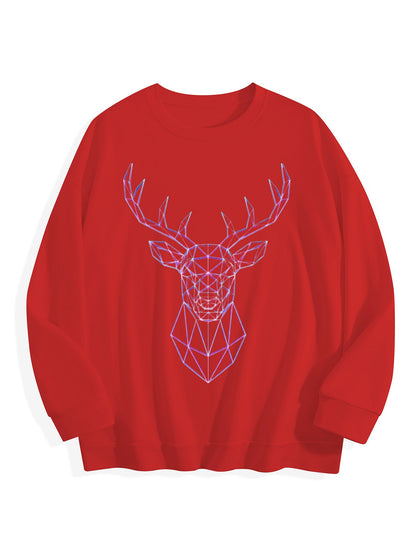 Customized Christmas-themed hoodies line elk