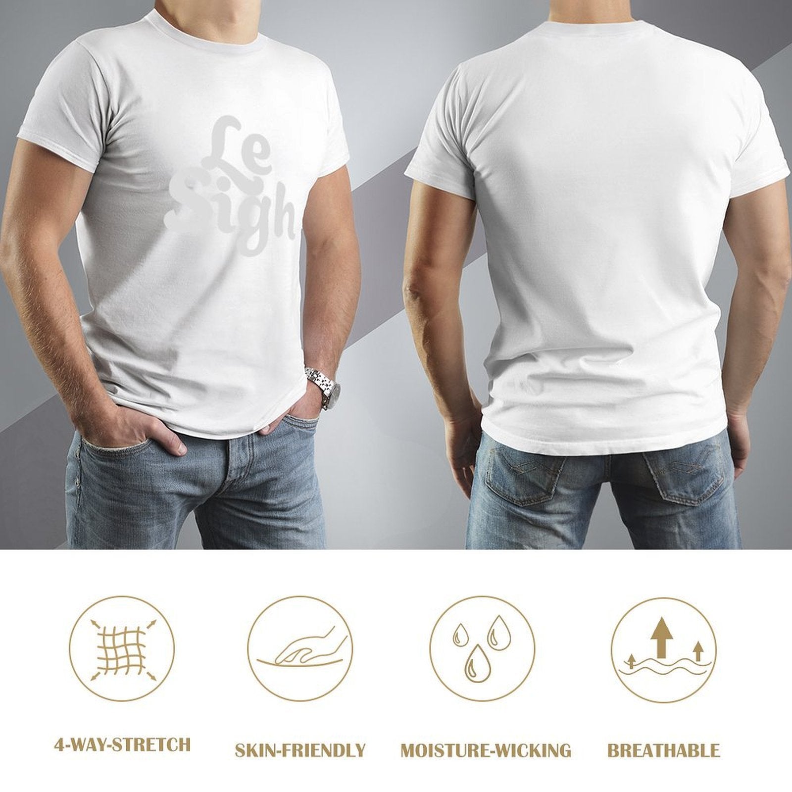 Inkmay Casual  Cotton T-shirt Retro Style Art With Music Elements Unisex T-shirtEverydaySeries CleanCut T-Shirt