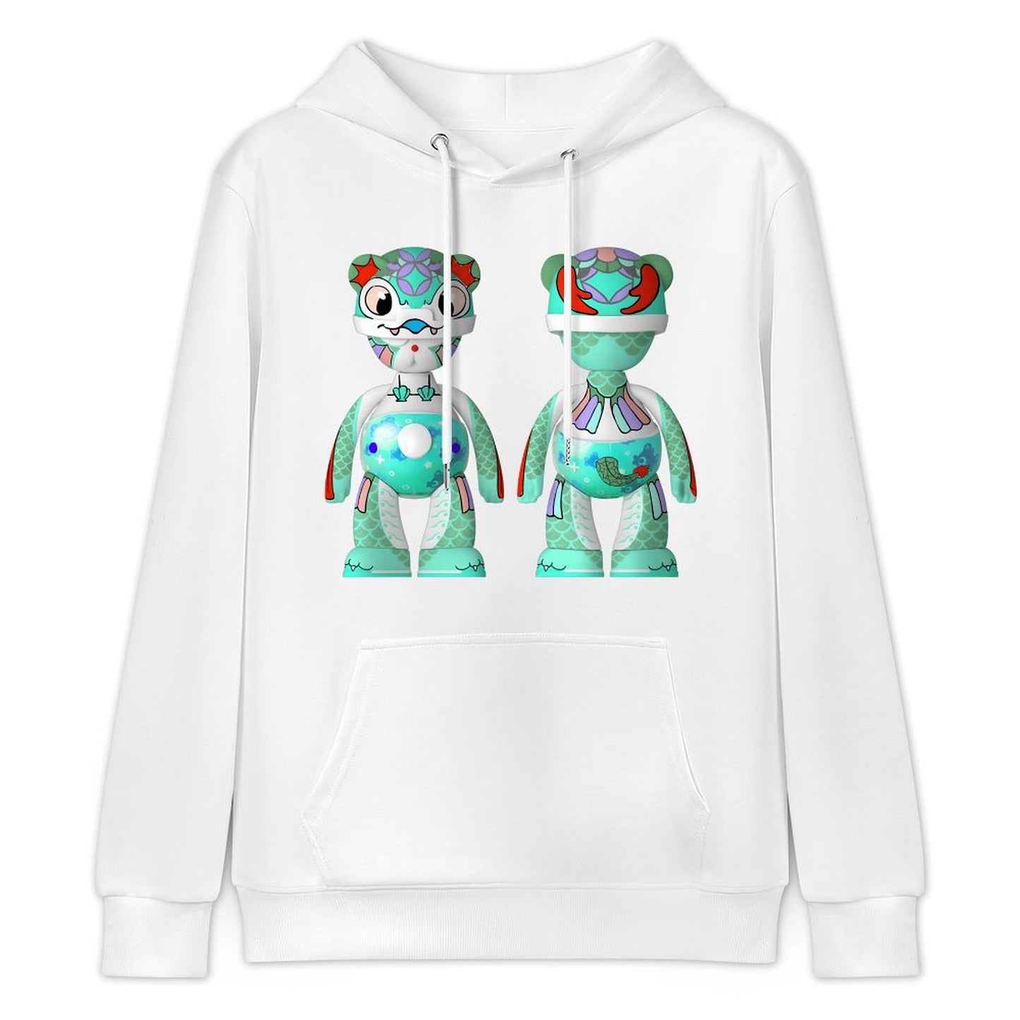 Hoodie Front PatternRegular Clean Edges