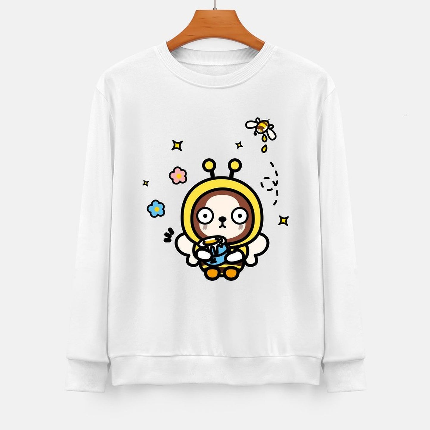 Front Patterned Long Sleeve TopTrueStyle Print-Ready