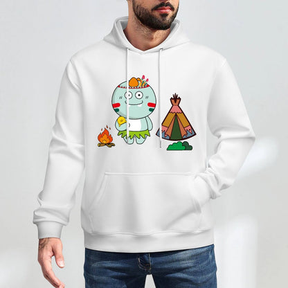 Signature Refined Front Graphic Hoodies