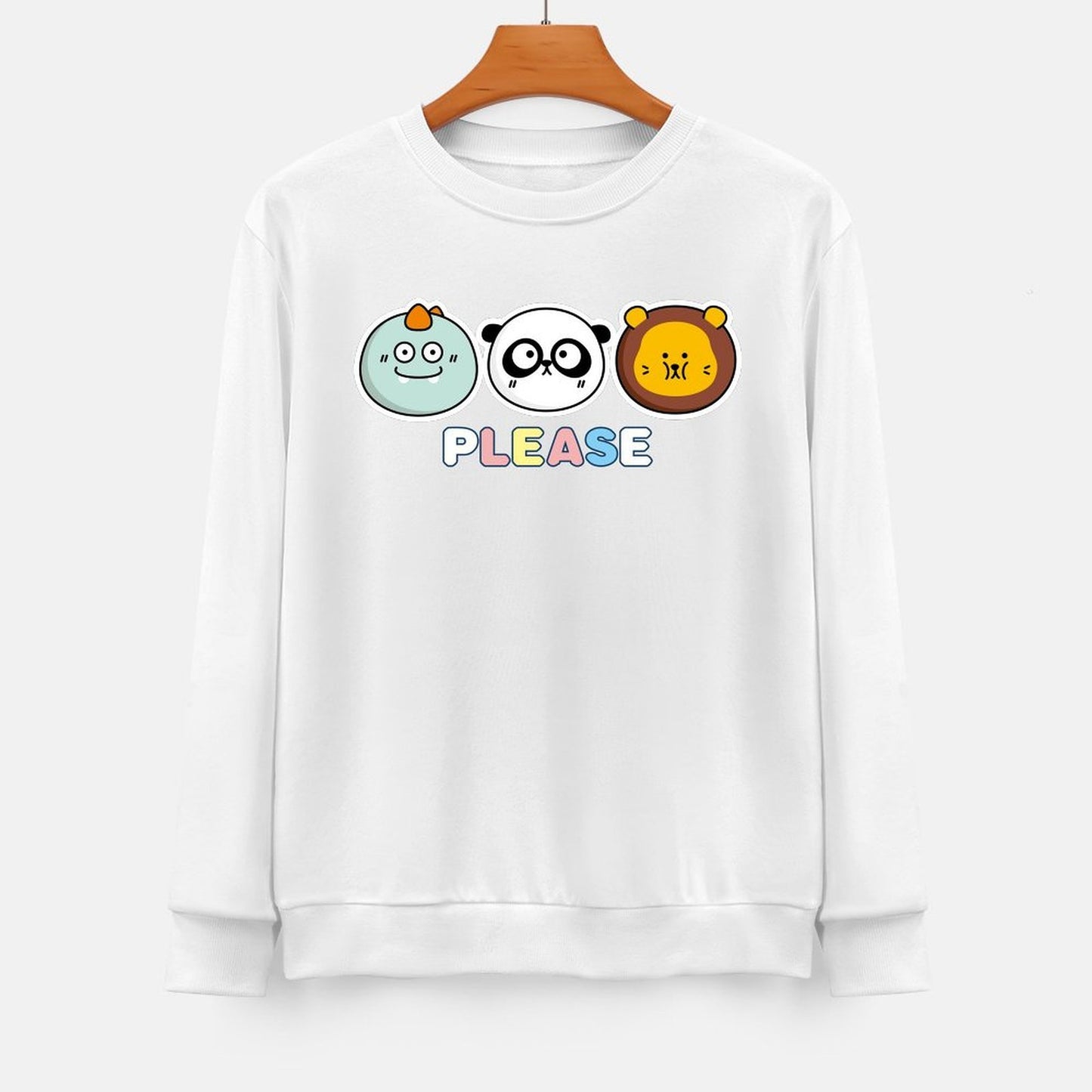 Front Patterned Long Sleeve TopAllDay Indoor