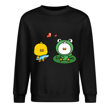 Front Patterned Long Sleeve TopVintage Colorfast