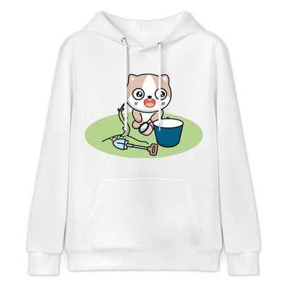 Front Graphic HoodiesPocket Tee Fade-Resistant