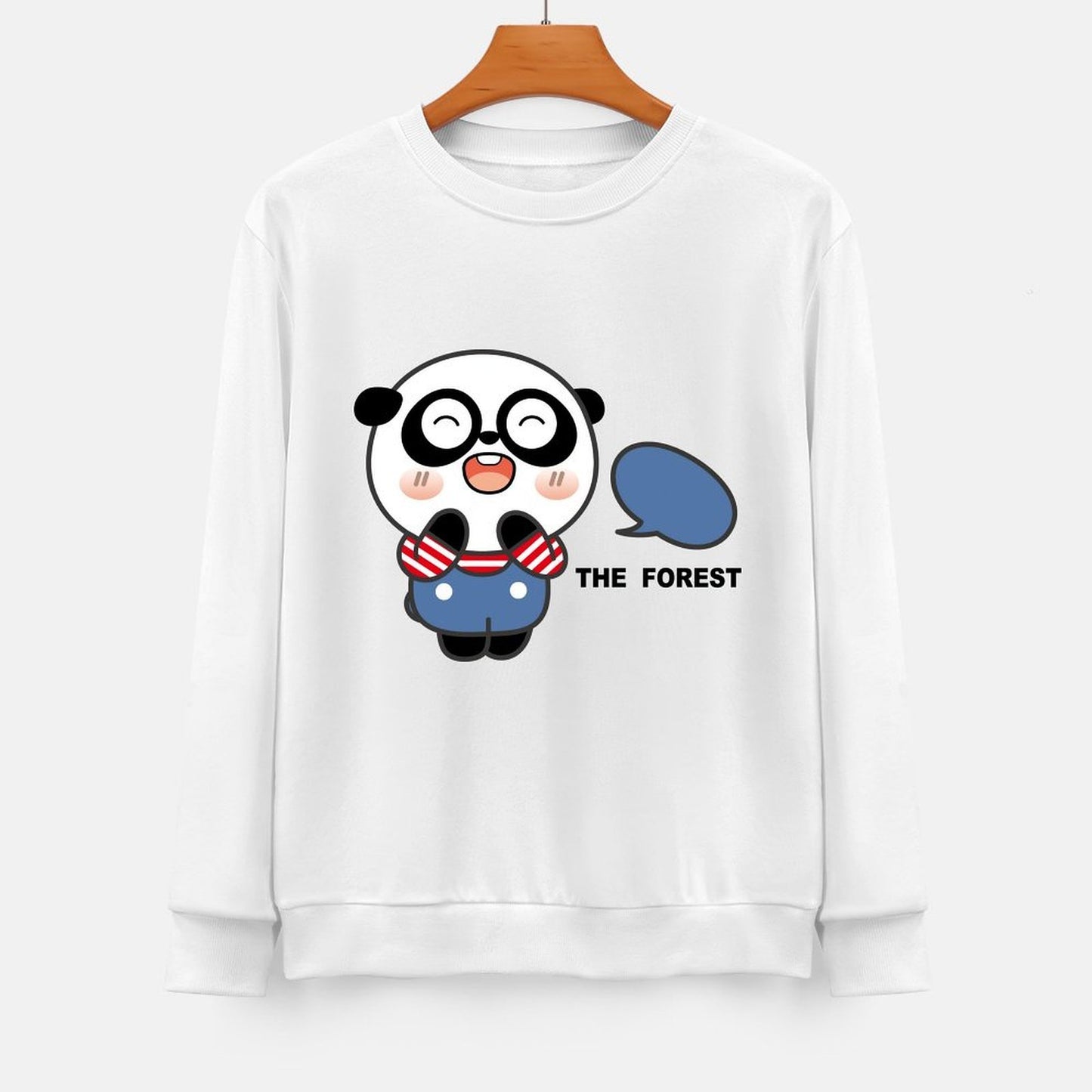 Front Patterned Long Sleeve TopSoftWear Breathable