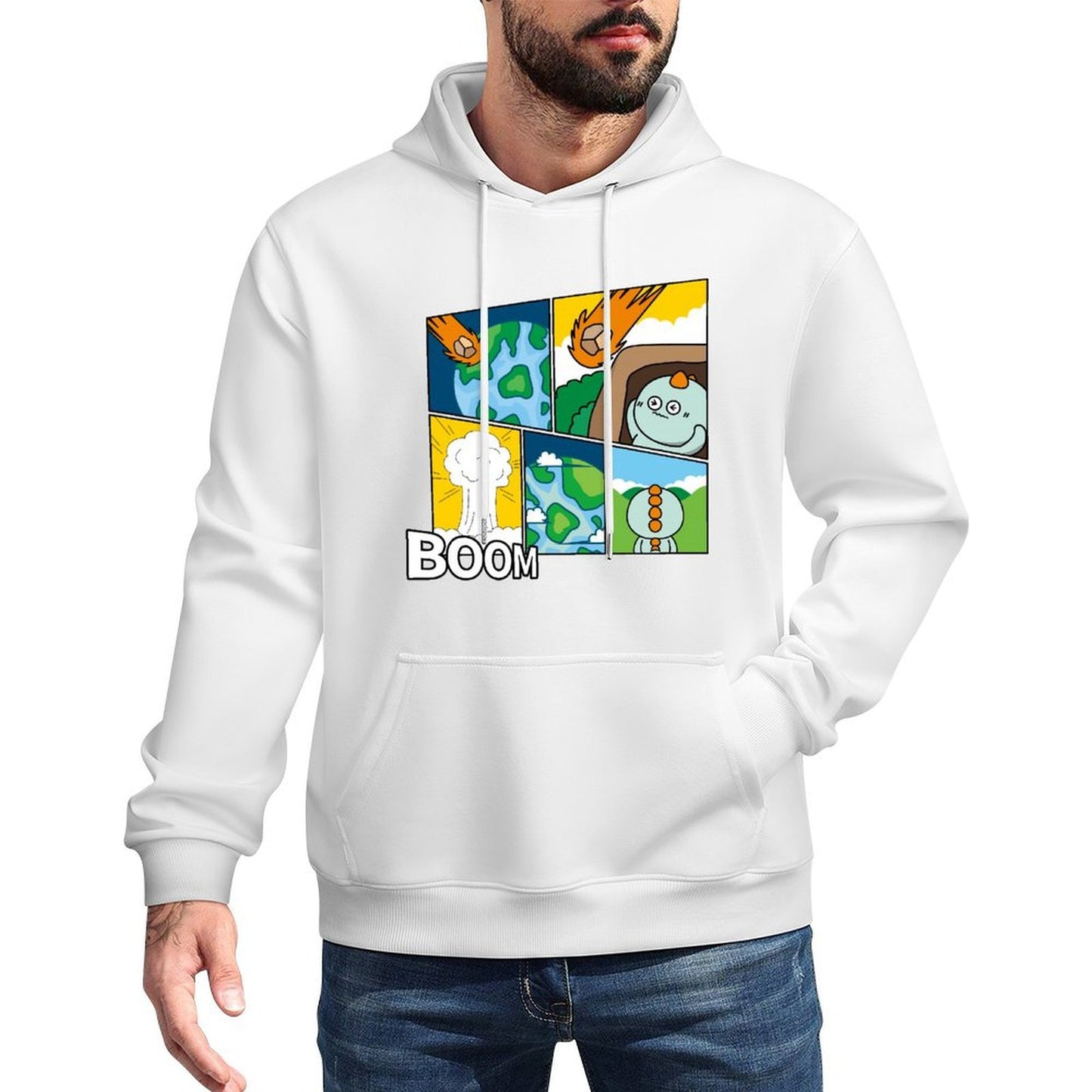 Minimalist Active Front Graphic Hoodies