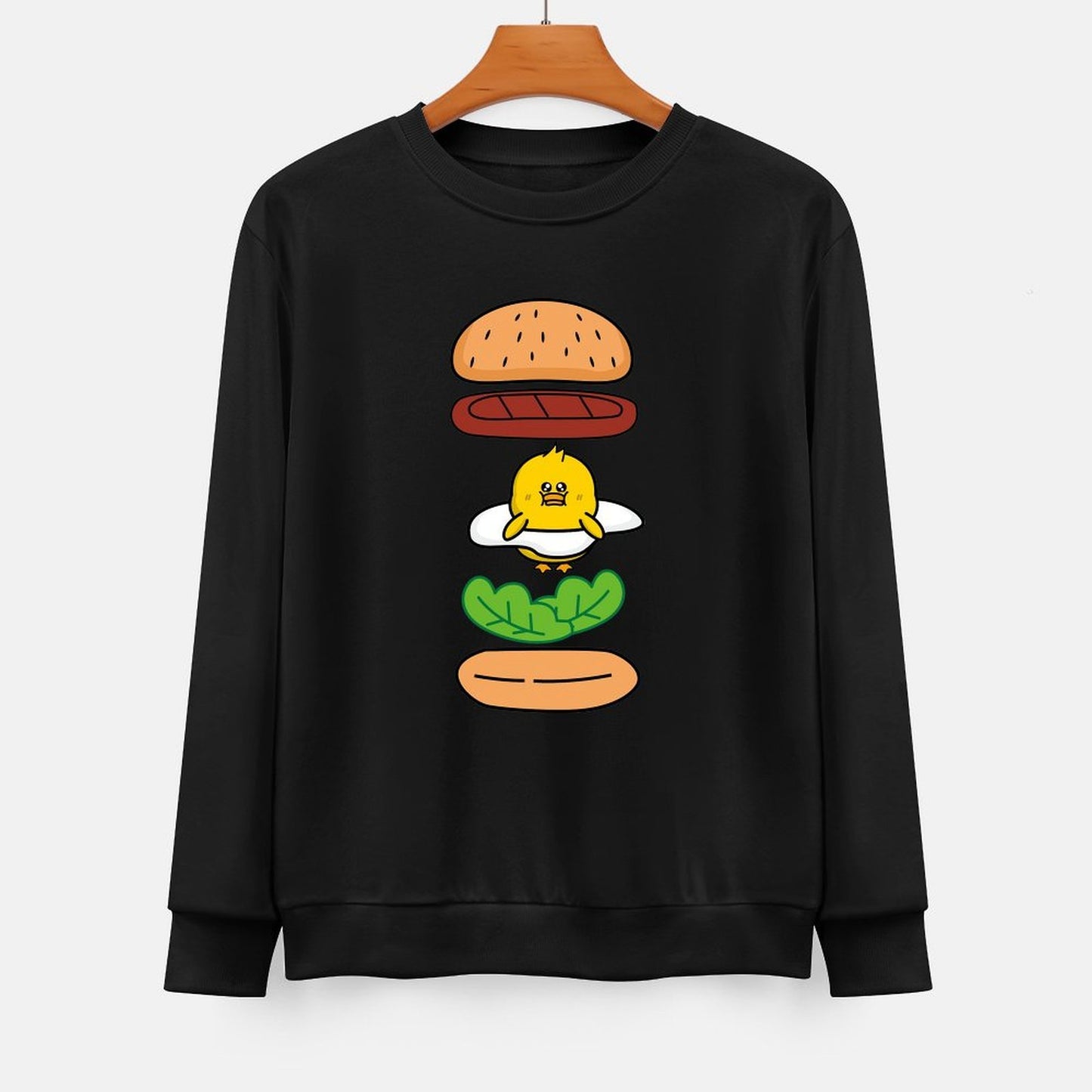 Front Patterned Long Sleeve TopEverydayFit Design-Your-Own