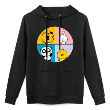 Breathable Pocket Tee Front Graphic Hoodies