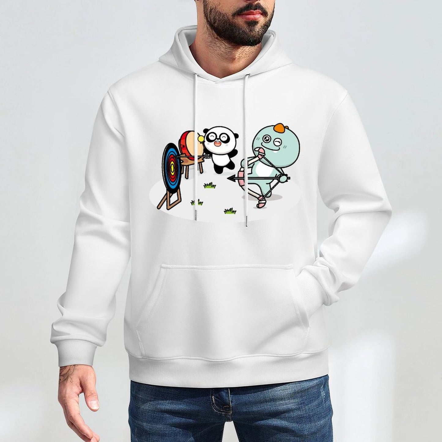 Print-Ready Oversized Front Graphic Hoodies